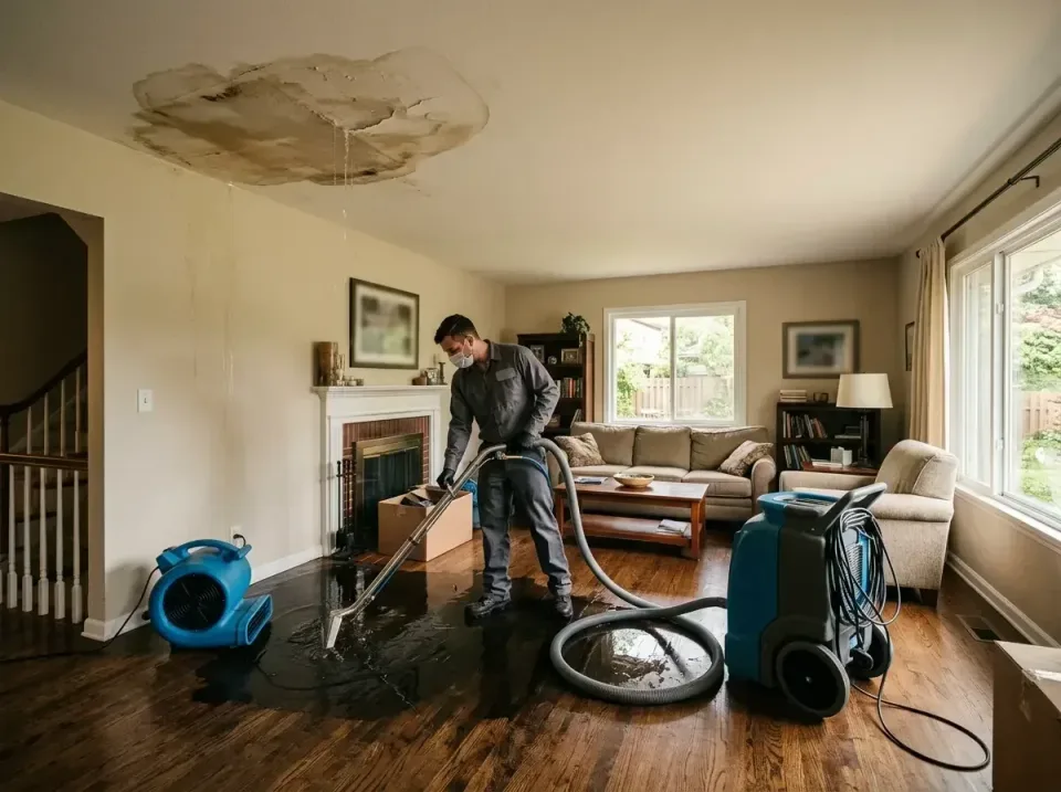 attic-pipe-burst-ceiling-drip-008 — frequently asked questions, Water Damage Restoration & Carpet Care in Signal Mountain, TN